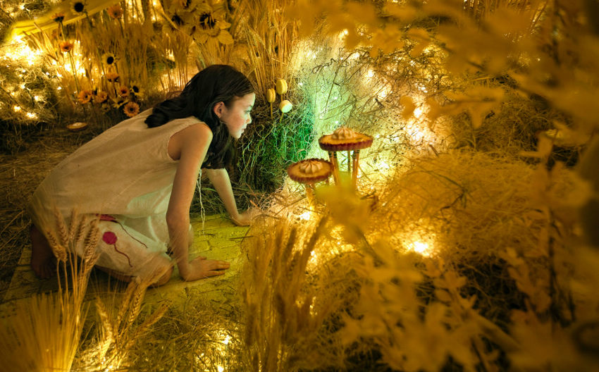 人像摄影：纯色少女