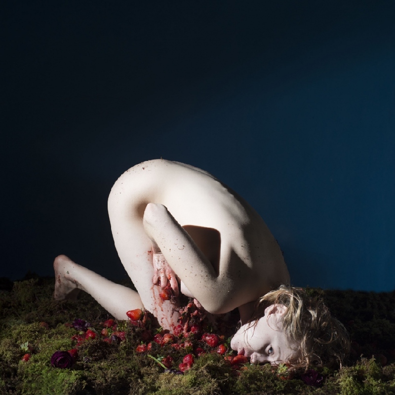 唯美的花艺人像